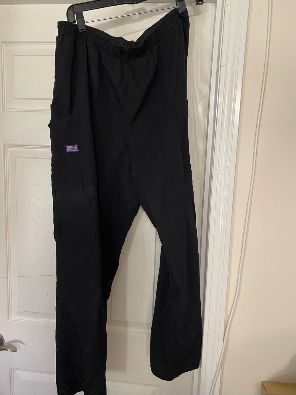 Cherokee Black Women's Elastic-Waist scrub pants